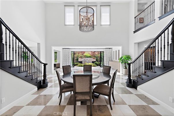 Dining room, Interior, Pendant Lights