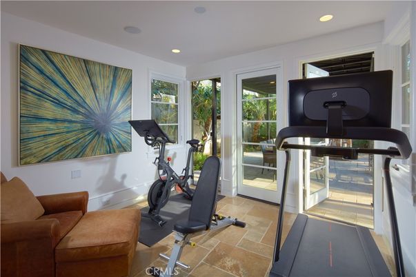 Fitness Equipment, Interior, Recessed Lighting