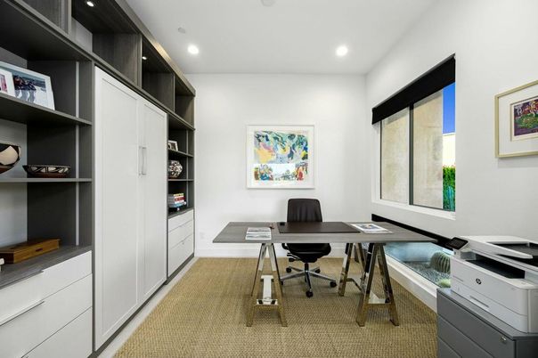 Home Office, Interior, Recessed Lighting