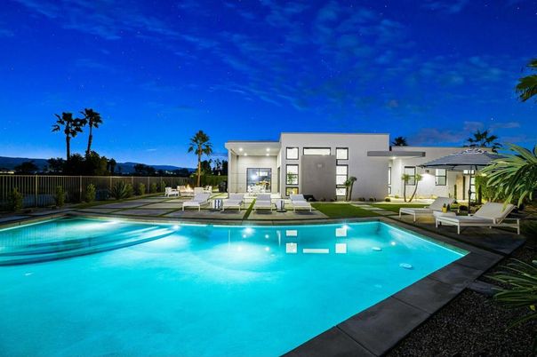 Exterior, Pool, Solar Panels