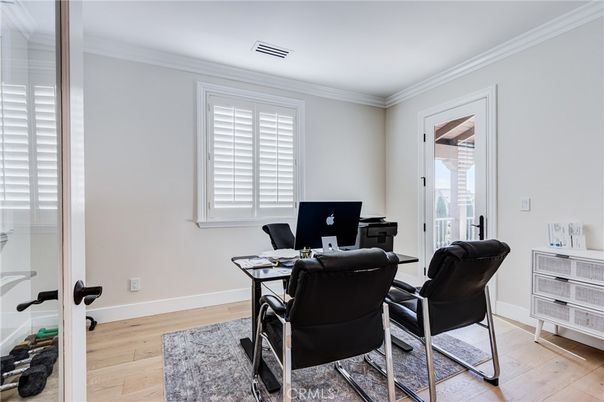 Home Office, Interior, Wood Texture Flooring