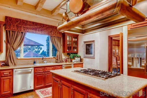 Interior, Kitchen, Stainless Steel Appliances, Wooden Beams, Wood Texture Flooring