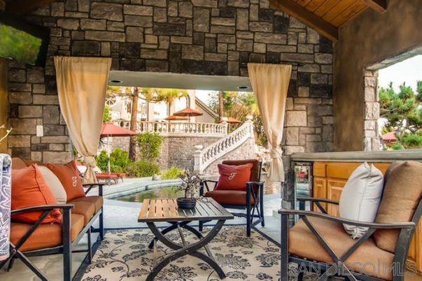 Exterior, Pool, Stone Walls