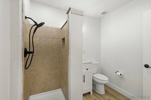 Bathroom, Interior, Wood Texture Flooring