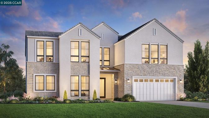 Attached, Exterior, Facade, Modern