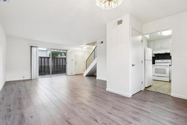 Empty room, Interior, Kitchen, Wood Texture Flooring