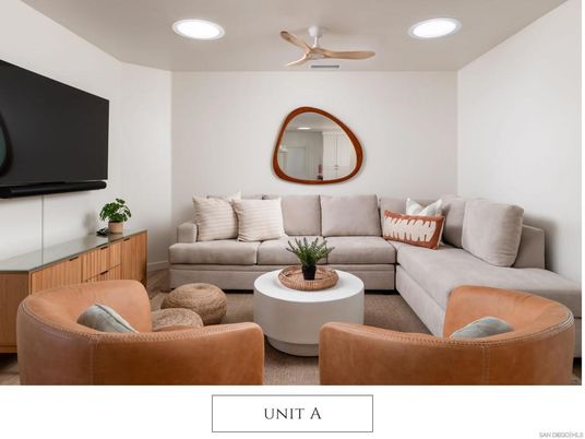 Interior, Living room, Recessed Lighting