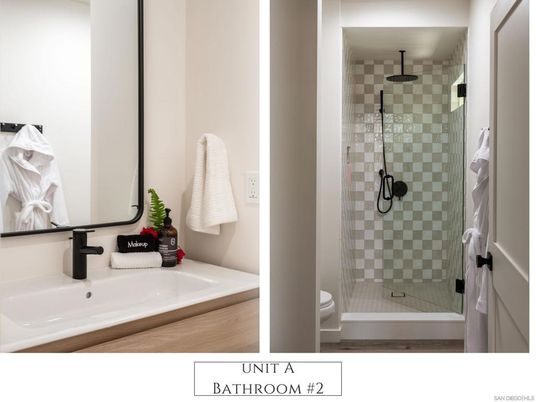 Bathroom, Glass Shower, Interior