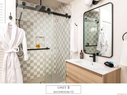 Bathroom, Glass Shower, Interior