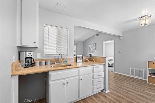 Bathroom, Dual Sink Vanities, Interior, Wood Texture Flooring
