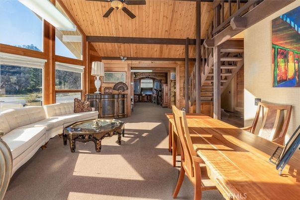 Dining room, Interior, Living room, Wooden Ceilings