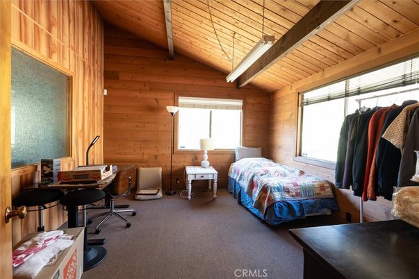 Bedroom, Home Office, Interior, Wooden Beams, Wooden Ceilings, Wooden Walls