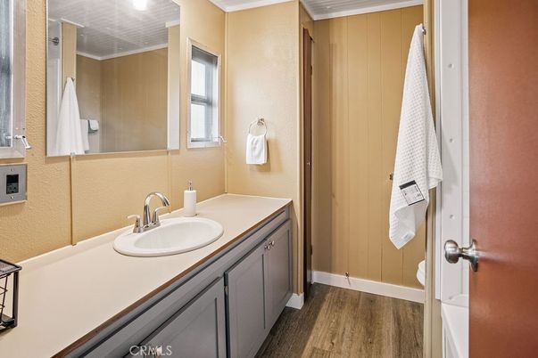 Bathroom, Interior, Wood Texture Flooring