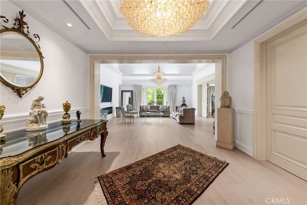 Chandelier, Interior, Recessed Lighting, Wood Texture Flooring