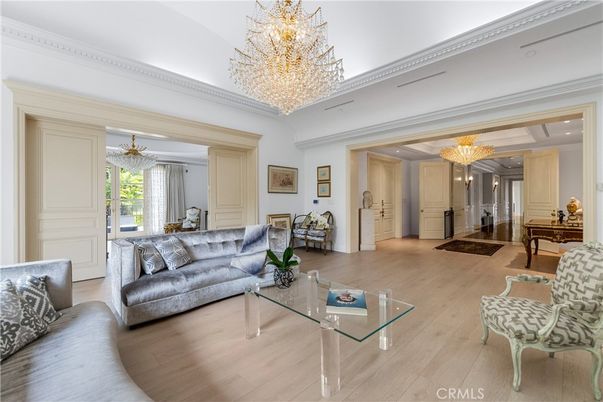 Chandelier, Interior, Living room, Wood Texture Flooring