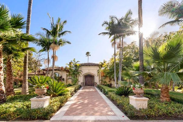 Backyard, Exterior, Facade, Spanish Mediterranean