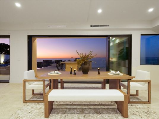 Dining room, Interior, Recessed Lighting, Water