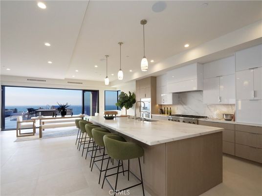 Interior, Kitchen, Pendant Lights, Recessed Lighting, Stainless Steel Appliances, Water