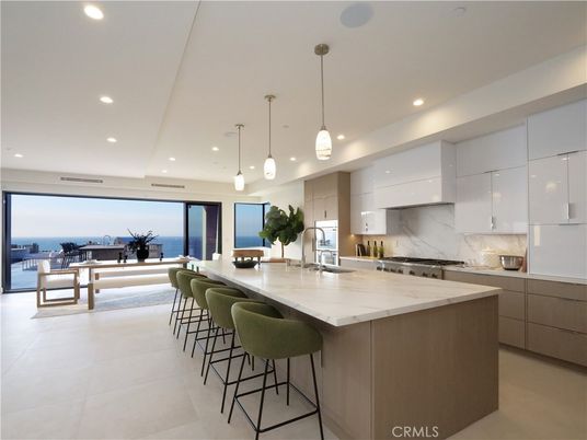 Interior, Kitchen, Pendant Lights, Recessed Lighting, Stainless Steel Appliances, Water