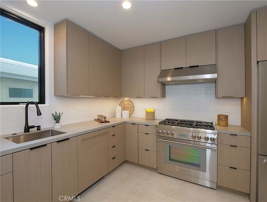 Interior, Kitchen, Recessed Lighting, Stainless Steel Appliances