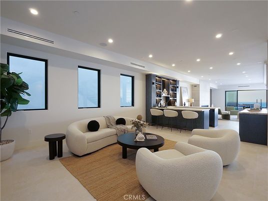 Interior, Living room, Recessed Lighting