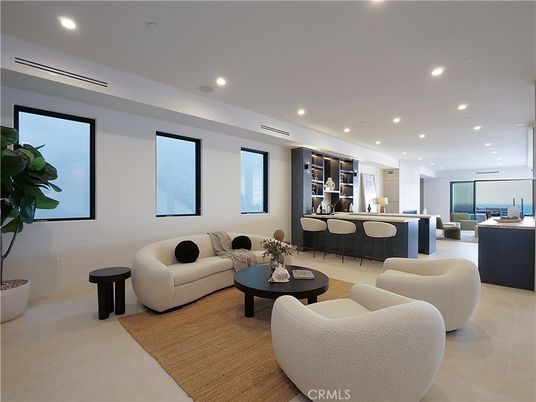 Interior, Living room, Recessed Lighting