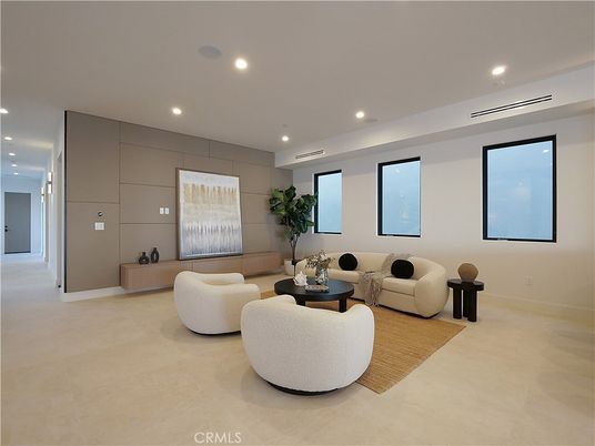 Interior, Living room, Recessed Lighting