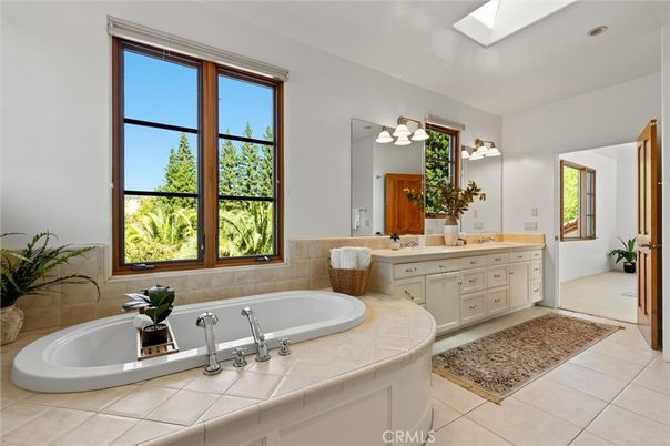 Bathroom, Dual Sink Vanities, Interior, Tile Countertops