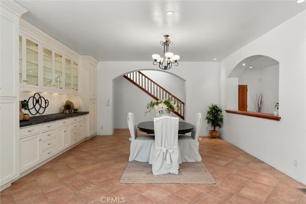 Chandelier, Dining room, Interior, Recessed Lighting