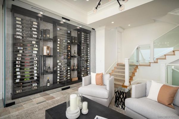 Interior, Recessed Lighting, Wine Storage