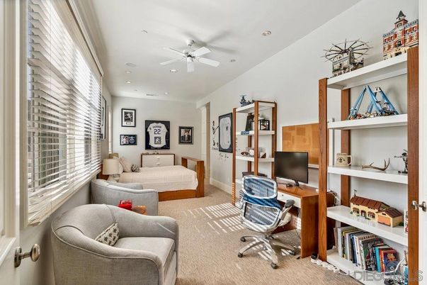 Home Office, Interior, Recessed Lighting