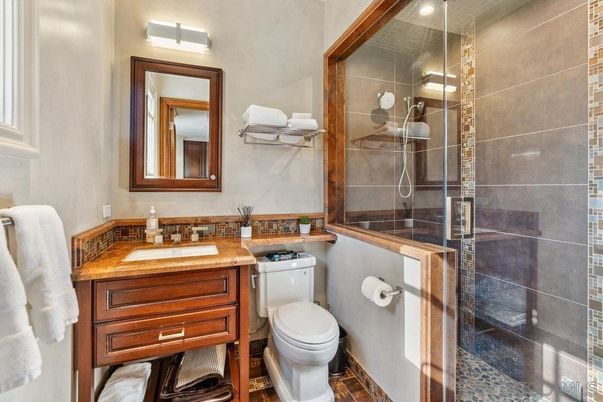 Bathroom, Glass Shower, Interior