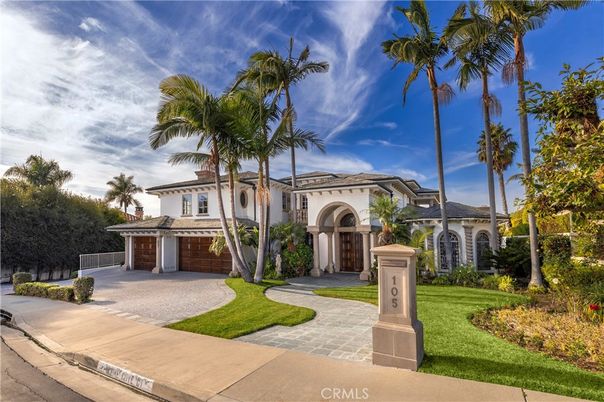 Attached, Backyard, Exterior, Facade, Mediterranean