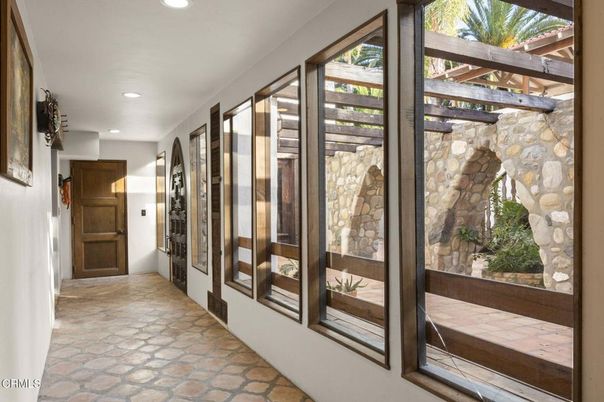 Interior, Recessed Lighting, Stone Walls