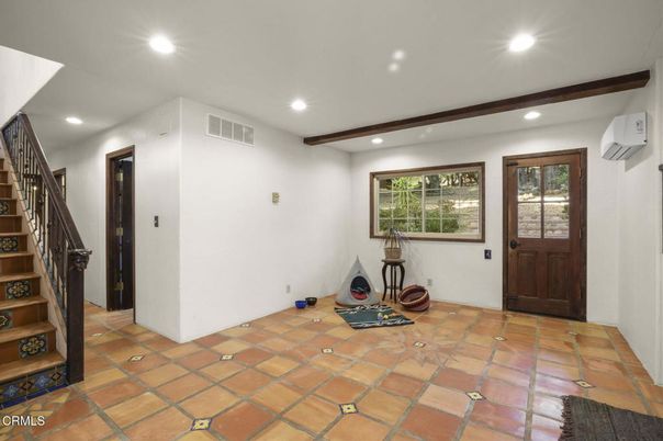 Interior, Recessed Lighting, Wooden Beams