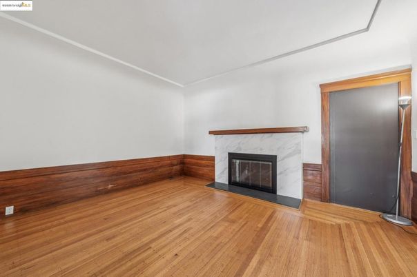 Empty room, Fireplace, Interior, Wood Texture Flooring, Wooden Walls