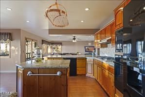 Chandelier, Interior, Kitchen, Pendant Lights, Recessed Lighting, Wood Texture Flooring
