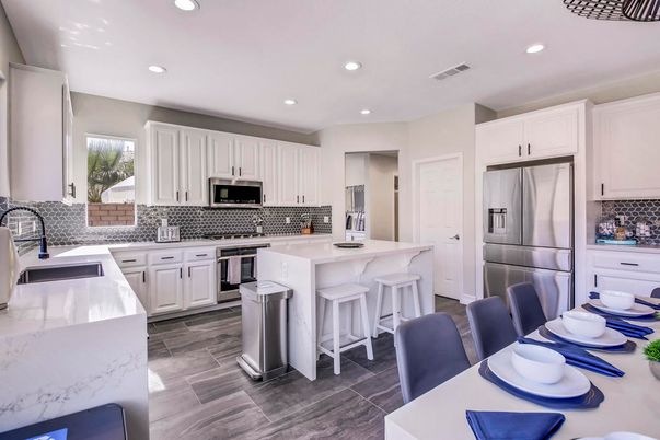 Interior, Kitchen, Recessed Lighting, Stainless Steel Appliances