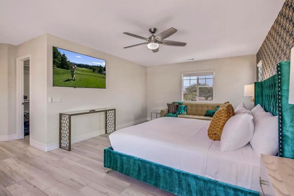Bedroom, Interior, Wood Texture Flooring