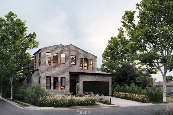 Attached, Exterior, Facade, Brick Facade, Modern