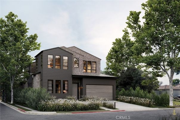 Attached, Exterior, Facade, Modern