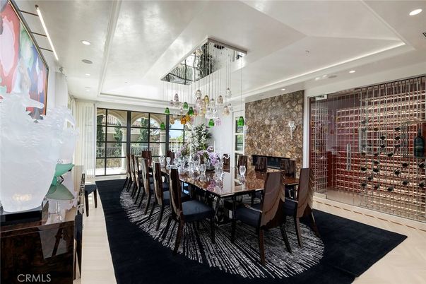 Dining room, Interior, Pendant Lights, Recessed Lighting