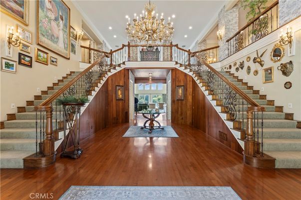 Chandelier, Interior, Recessed Lighting, Wood Texture Flooring