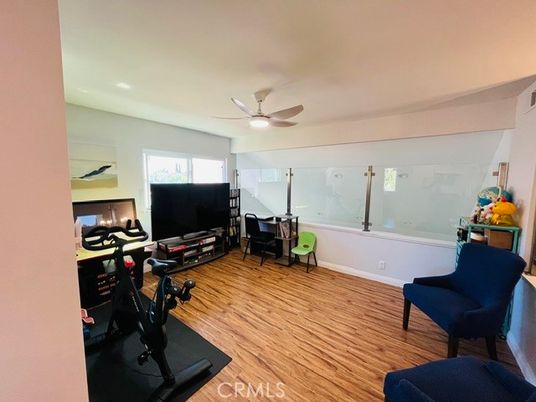 Fitness Equipment, Interior, Wood Texture Flooring