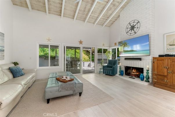 Fireplace, Interior, Living room, Stone Walls, Wooden Ceilings, Wood Texture Flooring