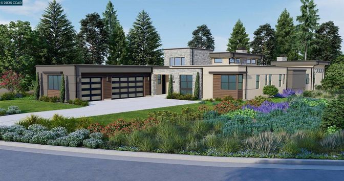 Attached, Backyard, Exterior, Facade, Modern