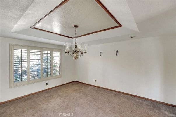 Chandelier, Empty room, Interior