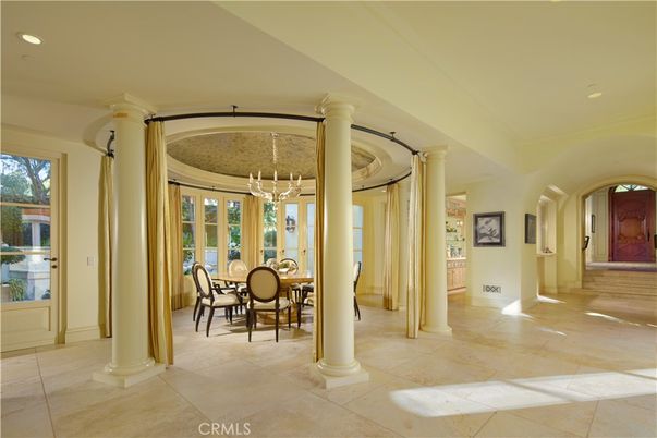 Chandelier, Dining room, Interior, Recessed Lighting