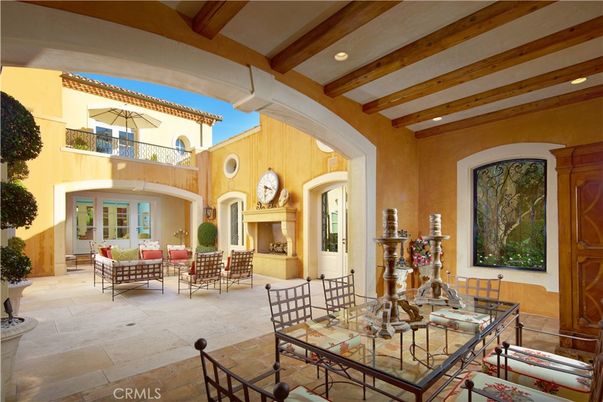 Exterior, Fireplace, Wooden Beams