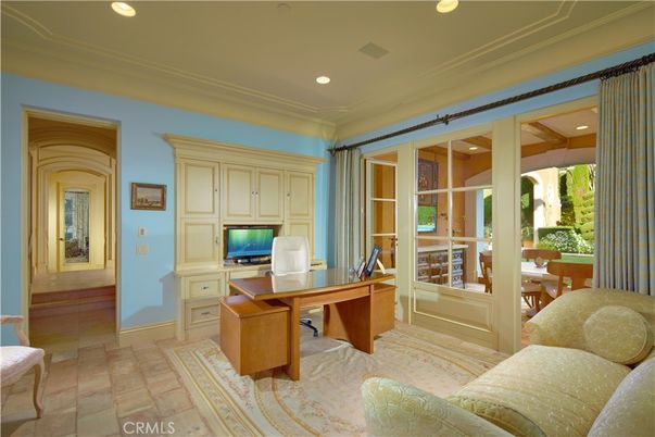 Home Office, Interior, Recessed Lighting